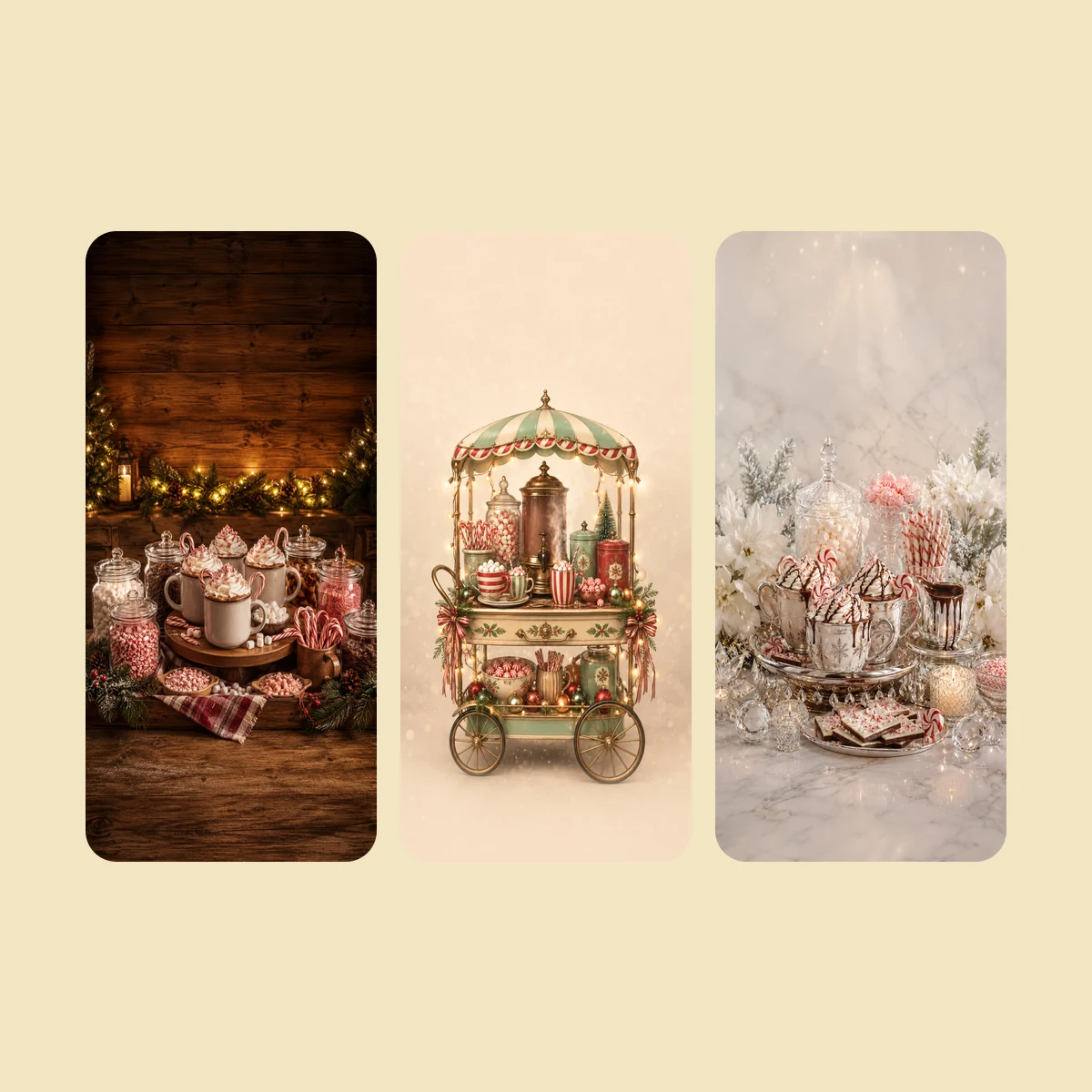 Hot Cocoa Bar — 10 Phone Wallpapers